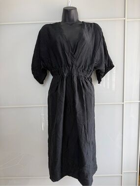 Scanlan Theodore Hammered Silk Midi dress